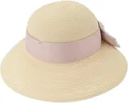 Maison de Fleur Women's Satin Big Ribbon Hat