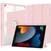 MCC iPad 10.2" 2020 8th Gen 360 Rotate Case Cover Pencil Holder Apple [Pink]