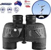 10X50 Binoculars Glimmer Rangefinder Compass Waterproof For Hunting