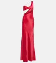 [The Sei] The Sei One-shoulder silk gown AU 12 pink