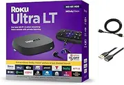 Roku Ultra LT Streaming Device, 4K | HDR | Dual-Band, Wi-Fi, with Roku Voice Remote and HDMI Cable, with MTC USB Extension Cord and HDMI Cable
