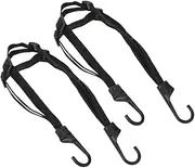 HEALEEP 2pcs Elastic Bungee Cord with Hooks for Motorcycle Luggage Helmet Durable Camping Luggage Rope Secure Tie Down Straps for Bikes Easy Operation Strong Construction