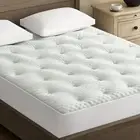 QUIETSEA Reversible Bamboo Twin Mattress Pad Memory Foam, Egg Crate Mattress