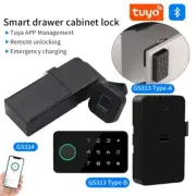 Fingerprint Cabinet Lock App Bluetooth lC Card Mechanical Keys Wooden Door Tool