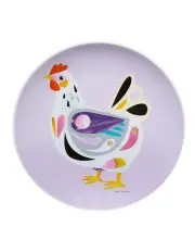 [Maxwell & Williams] Pete Cromer Barn Friends Chook Plate 20cm in Purple
