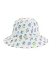 [Morgan & Taylor Mini] Mini Ice Cream Bucket Hat in White