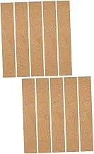 COHEALI 2sets Cork Bulletin Bar Strips Wall Strip Tiles Self-Adhesive Cork Boards for Home Office Decor 5pcs*2