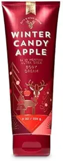 Bath and Body Works Signature Collection Ultra Shea Body Cream Winter Candy Apple 8 Ounces