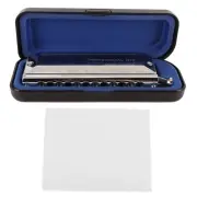 Chromatic Harmonica Metal 12 Holes 48 Tones Mouth Organ Harmonicas For Begin HR6