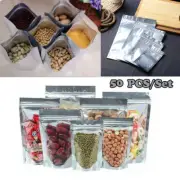 AU Mylar Bags Aluminum Zip Lock Bags Stand Up Pounch Zipper Pouch Heat Seal Bags