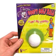 Goofy Unputtable Golf Ball ~ Moving Wiggling Wobble ~ Gag Prank Trick Joke Toy