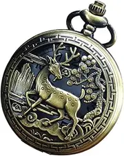 [FRCOLOR] Vintage Pocket Watch Retro Decorative Elegant Design for Adults present Occasion Durable and Timeless Accessory