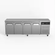 AG Equipment AG Four Door Commercial Worktop / Under Bench Fridge - Under Bench Fridges (AG-SLX4100TN) - SLX4100TN-AG