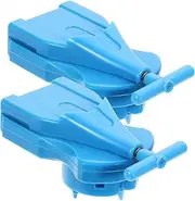 LRXIYODE 2pcs Creative Gyro Launcher Power String Launcher for Fun Battles Compatible with Burst Gyro Color Present for Tournaments Random Color