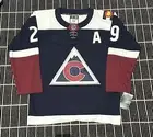 Nathan MacKinnon Colorado Avalanche Alternate Jersey Mens - Size Large 52
