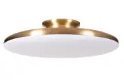 AFX SKYF15LAJD1 Skye 15"W LED Semi-Flush Ceiling Fixture - Brass