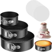 Kootek Cake Pan Set Of 3, Nonstick Springform Pans With Removable Bottom, 4, 7,