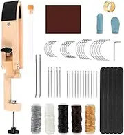 RdjEokf Stitch Pony Leather Stitching Pony Table Desktop Stitching Pony Horse Clamp Leather Sewing Pony Adjustable Leather Sewing Professional Leather Working Tools for DIY Hand Leathercraft Sewing