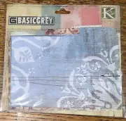 Lot Of 2 K&Company Basic Grey Mini File Folders Scrapbook Craft Each Pack Has 3
