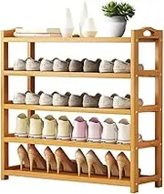 Wooden Shoe Rack, Bamboo Shoes Cabinet, Free Standing Entryway Shoe Tower Shelf, Multi-Function Organizer Shoe Storage Organizer Boots Storage Shelf for Closet, Entryway and Hallway