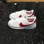 NIKE CORTEZ BASIC SL (GS) 阿甘鞋 鐵牌 白色 紅勾 白紅 皮革 大童鞋 904764-103