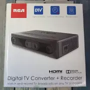 RCA Digital TV Converter + Recorder HDMI with Remote Control BRAND NEW NOS!