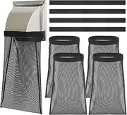 [Cozioz] Outdoor Dryer Vent Lint Catcher Bag – Heavy Duty Dryer Lint Trap Dust Bag for Outside Dryer Vent Hose, Reusable Lint Filter for Home Laundry Systems(4Pcs)