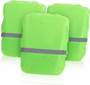 Waterproof Backpack Cover 3pc Rainproof for Soccer Bag Hiking Gear Reflective Lightweight for Outdoor Activities