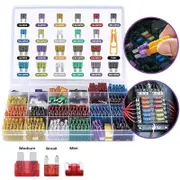 Ozoffer 300pcs Car Blade Fuses Assortment Assorted Kit Blade Set Auto Truck Automotive