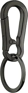 [Generic] Carabiner Car Keyclip - Zinc Alloy Key Storage Clip | Metal Men Car Keychain, Carabiner Shape Key Holder Ring, Creative Waist Hanging Car Keychain For Belts Jeans School Bags Backpacks
