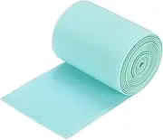 uxcell Twill Wide Elastic Band Double-Side (70mm) 2.8 Inch Flat 2 Yard Woven Elastic Band Knit Elastic Spool Heavy Stretch Strap Light Blue for Sewing, Waistband
