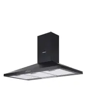 [Devanti] Range Hood Rangehood 90cm 900mm Kitchen Canopy LED Light Wall Mount Black
