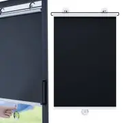 Black Car Side Window Sun-Shade Retractable Sunshade Roller Blinds Auto Truck