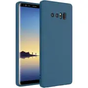 MCC For Samsung Galaxy Note 8 Soft Liquid Silicone Shockproof Case Cover Note8 N950 [Dark Blue]