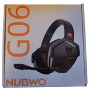 NUBWO G06 Dual Wireless Gaming Headset with Microphone for PS5, PS4, PC, Mobile,