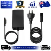 36W 12V Power Adapter Charger For Microsoft Surface Pro 3 4 5 2017 1796 New AU