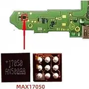 Hailue 2pcs MAX17050 Battery Level Meter Chips Game Console Motherboard Chip,MAX17050,BGA-9,Suitable for Switch HAC-001 Motherboard Use,Integrated Circuit Chip,Gaming Console Motherboard Accessories