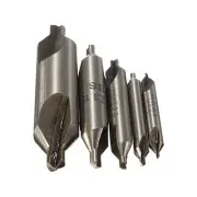 5pcs HSS Combined Center Drill Countersinks 60 Degree Set 1/1.5/2.5/3.15/5mm