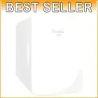 Stylish 10L Glass Front Mini Fridge - Perfect for Beverages & Beauty Essentials