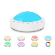White Noise Machine for Baby, Portable Sound Machine With Night Light for Tra...