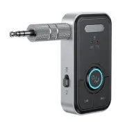 Bluetooth 5.3 Transmitter Receiver, Car Mounted AUX Wireless Bluetooth Receiv...