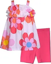 [Bonnie Jean] Girls Size 12M-16 Bright Floral Top Short Set