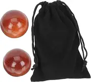 2Pcs Fitness Massaging Balls for Hand Exercise Handheld Therapy Balls for and Muscle Relaxation Hand Roller for Home Use