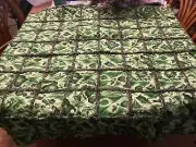 Hawaiian Theme Handmade Rag Lap Quilt