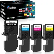[SavFinto] TK5230 Toner Compatible with Kyocera ECOSYS M5521cdw Replacement for Kyocera TK-5230 TK5220 for Kyocera ECOSYS M5521cdw M5521cdn P5021cdn P5021cdw (Pack of 4, 1 Black, 1 Cyan, 1 Magenta a, 1