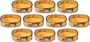 10 Piece D.X Oval Pail Pear Grape Inside Kari Paint 8 Inch