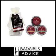 EB Hemp Seed Lovers Massage Candle Trio - Mini Scented Candles - 3 Pack Gift