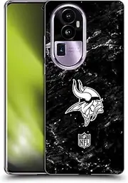 Head Case Designs Officially Licensed NFL Marble Minnesota Vikings Artwork Soft Gel Case Compatible with Oppo Reno10 Pro+