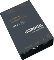 Cordial CES01 Select DI Box - 1 Channel Stereo Passive - Direct Box