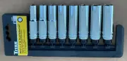 Titan Tools 8 pc. 1/2 in. Drive 6 pt. Metric Deep Socket Set (62400)